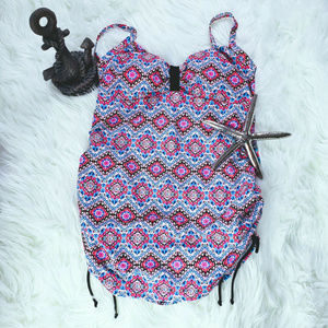 Krista Womens Tankini Swimsuit Top Size Small